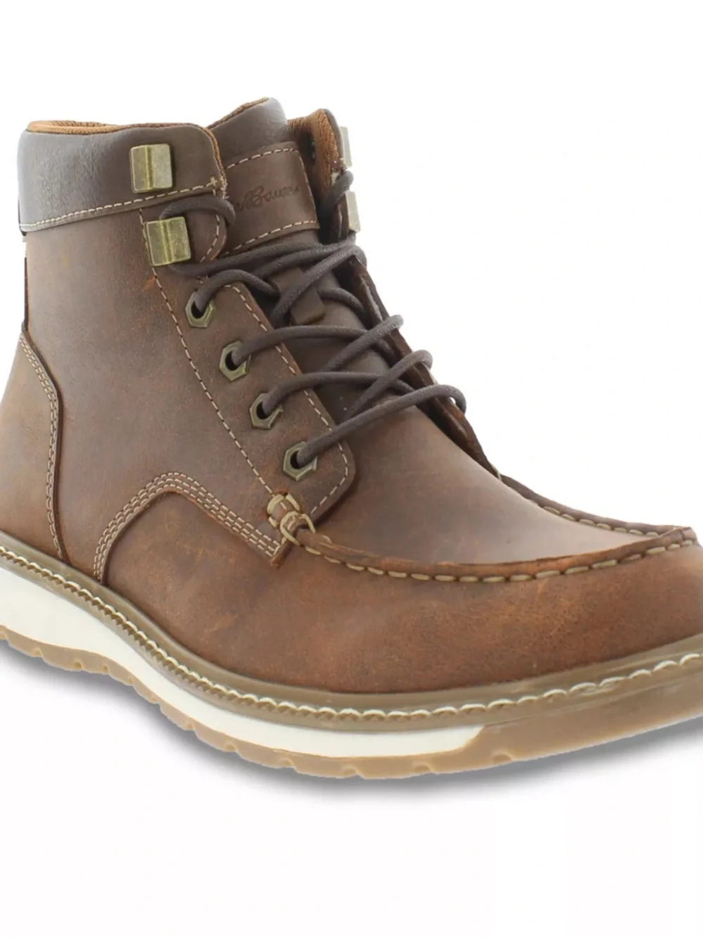 Eddie Bauer Men's Tan Brown Leather Chukka Boots